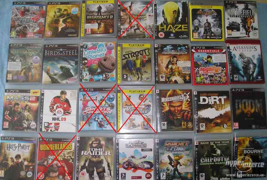 Velká sbírka Playstation 3 her - PS3 hry - klasika i rarity