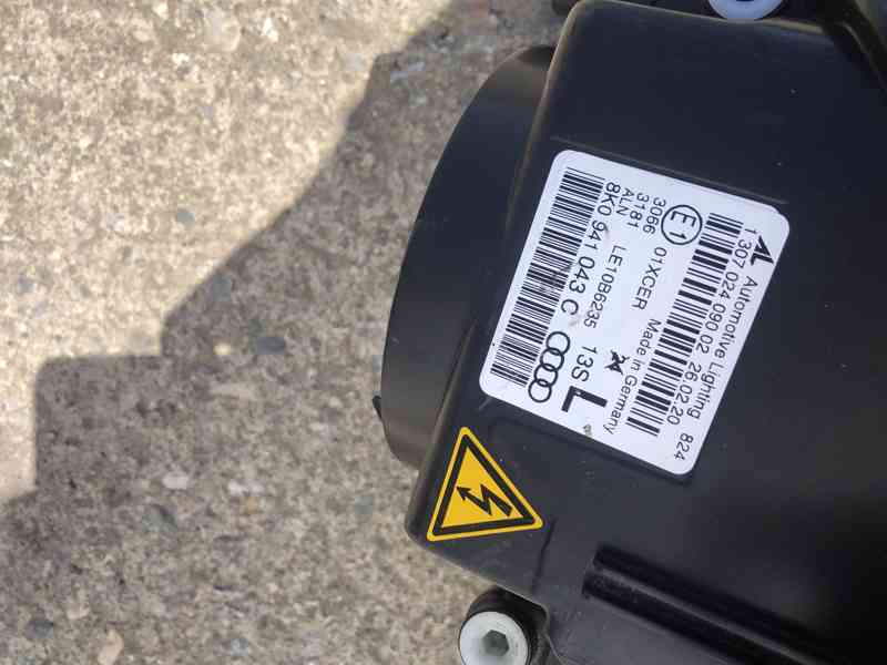 xenon audi a4 b8 12-15 bi-xenon levy svetlo leve - foto 7