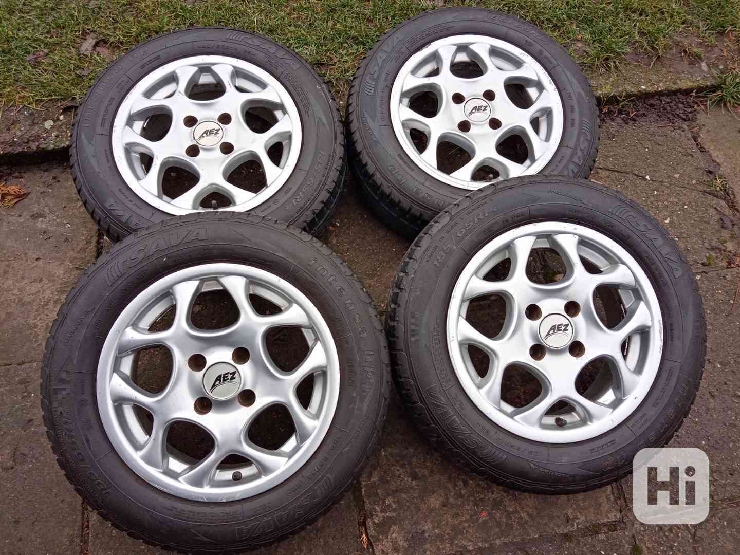 Obutá Alu kola 14ky 4x100 RENAULT DACIA NISSAN - dobírka - foto 1