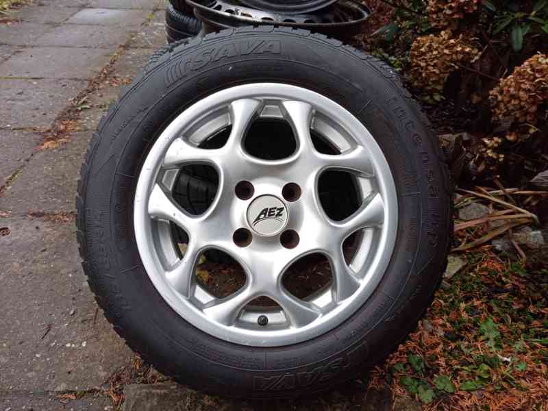 Obutá Alu kola 14ky 4x100 RENAULT DACIA NISSAN - dobírka - foto 2