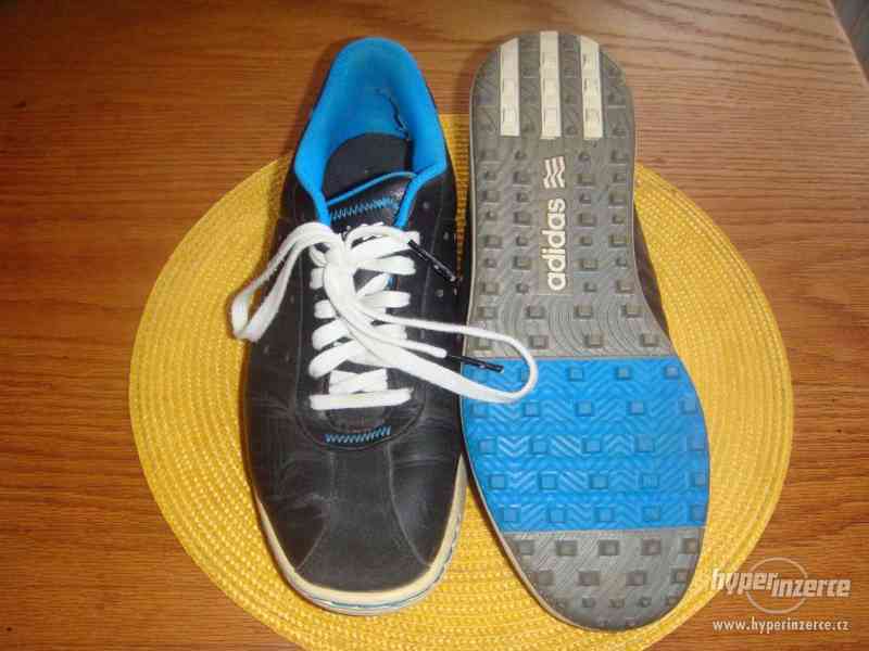 prodám pánské kožené boty ADIDAS na golf za 350kč - foto 4
