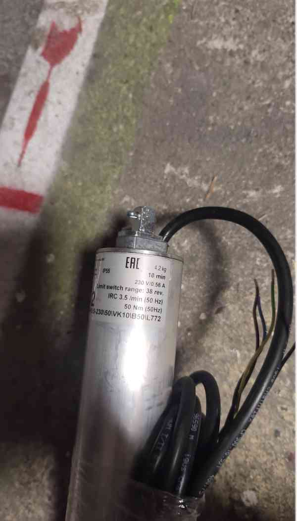Tube motor RB50E+3.5 - 230\50\VK10\B50\L772 - foto 2