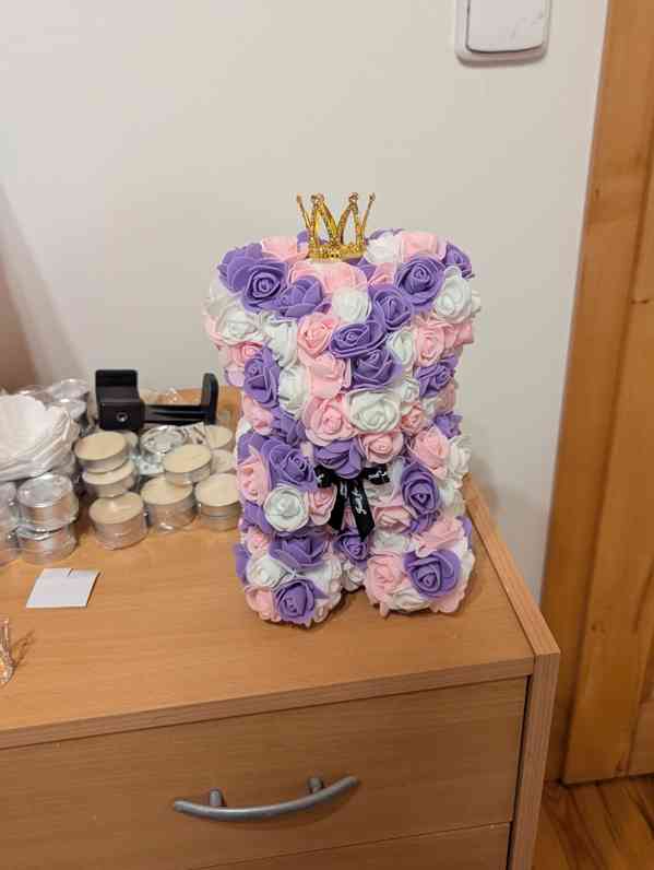 Medvídci z pěnových růží - foto 2