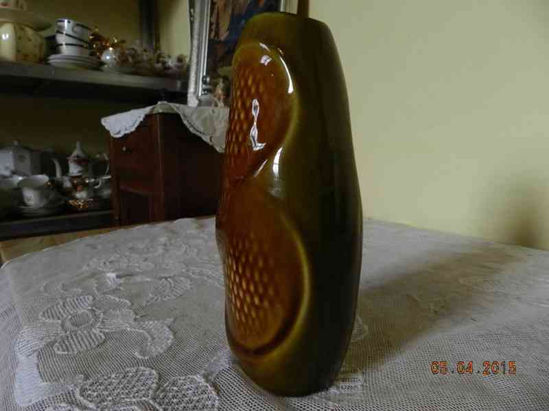 Stylová retro keramická váza - Ditmar Urbach Teplice - foto 5