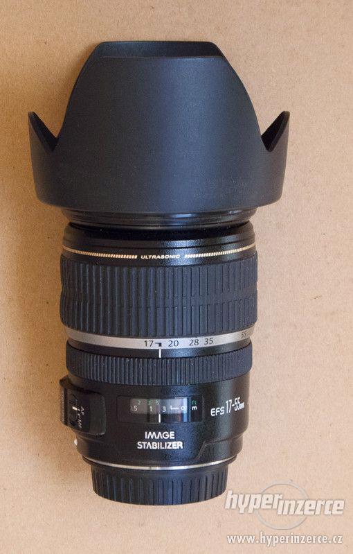 Profesionální objektiv Canon EF-S 17-55mm F/2.8 IS USM - foto 2