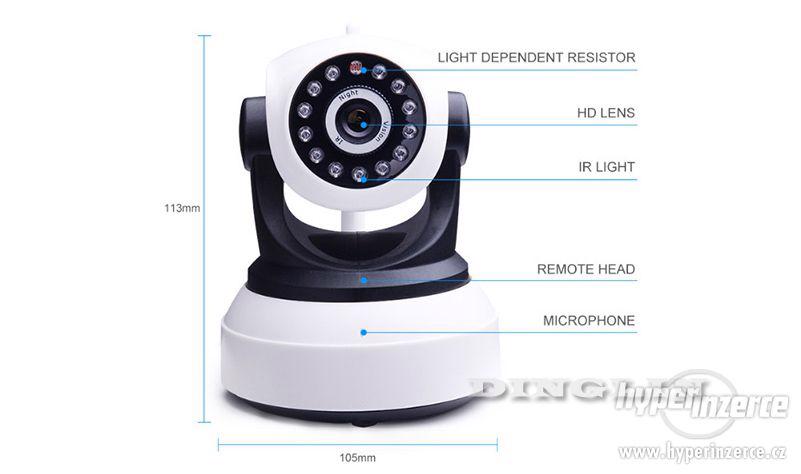 HD Wi-fi kamera, IP s nočním viděním, 720p - foto 2
