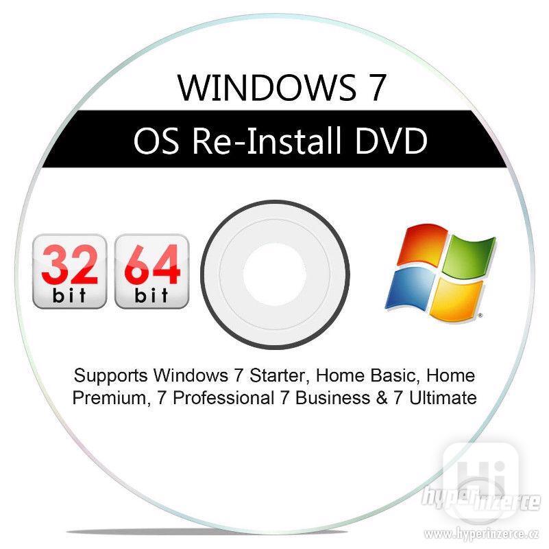 OPRAVNÉ DVD- BOOT- USB OS Windows 7 RE- INSTAL Ultimate leg. - foto 1