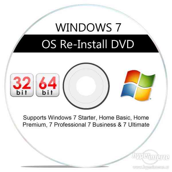 OPRAVNÉ DVD- BOOT- USB OS Windows 7 RE- INSTAL Ultimate leg.