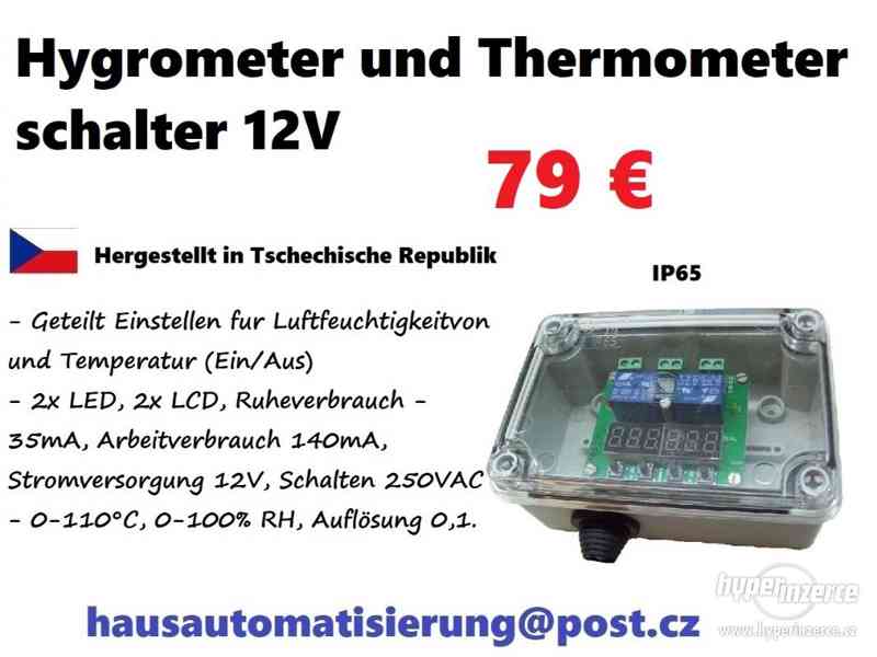 Hygrometer-Thermometer schalter - foto 1