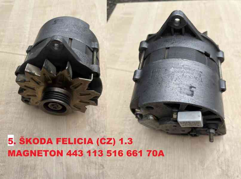 ALTERNÁTORY Škoda FAVORIT, FELICIA 1.3 - foto 6
