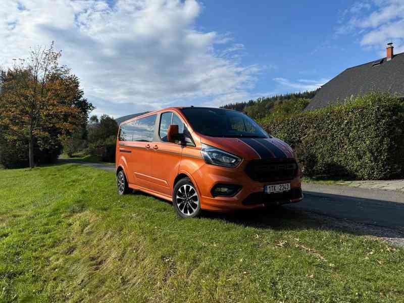 FORD Tourneo Custom SPORT 2,0Eco Blue ČR 1.majitel 8-míst L2 - foto 27