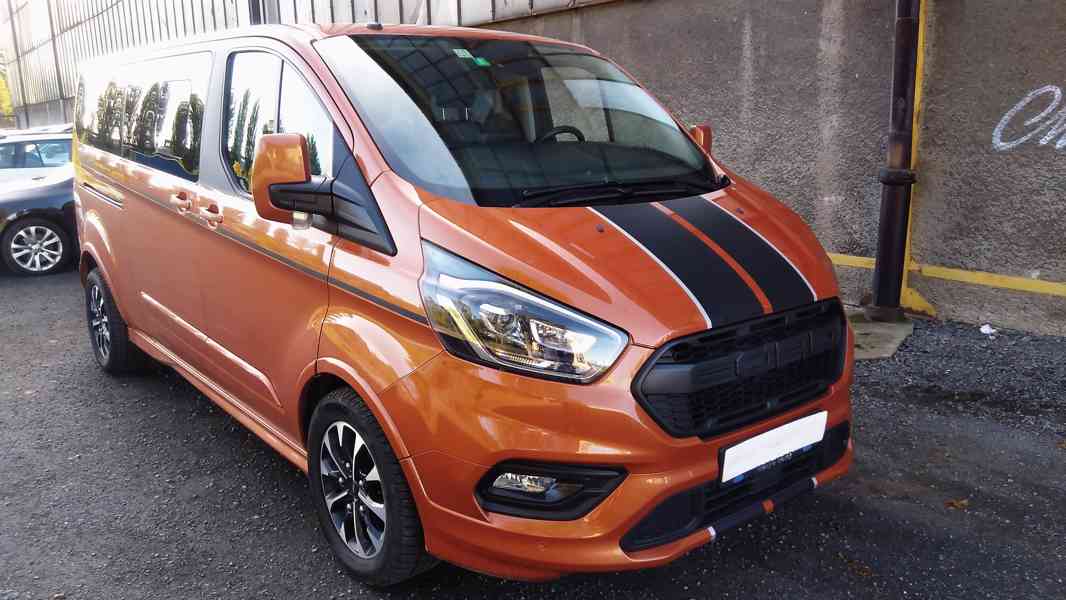 FORD Tourneo Custom SPORT 2,0Eco Blue ČR 1.majitel 8-míst L2 - foto 3