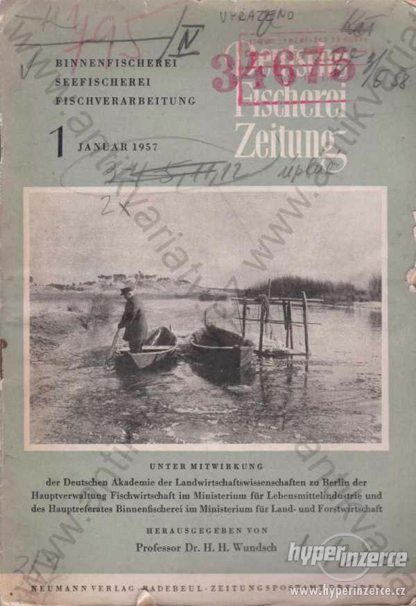 Deutsche Fischerei Zeitung Jahrgang 3  1957 - foto 1