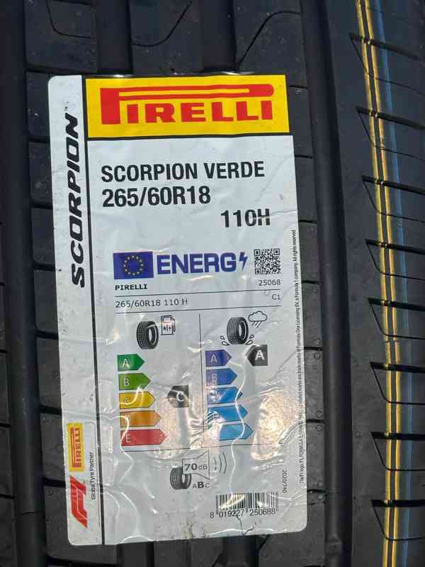 265/60 r18 110H NOVÉ Pirelli Scorpion Verde za 1/2ceny - foto 2