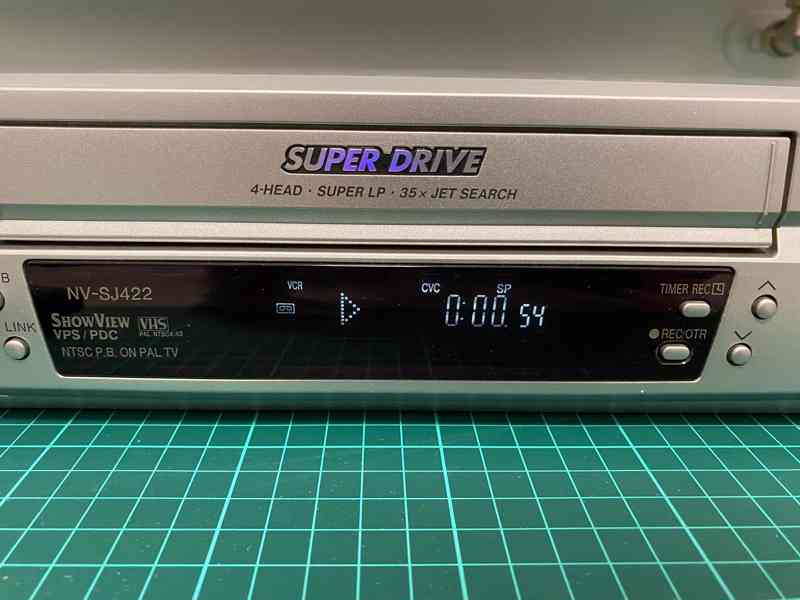 Videorekordér PANASONIC NV-SJ422, přehrává i S-VHS - foto 4