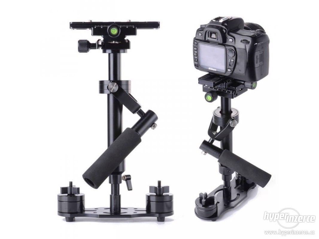 Kamerový stabilizátor, steadicam S-40 nosnost až 1,5 kg - foto 1