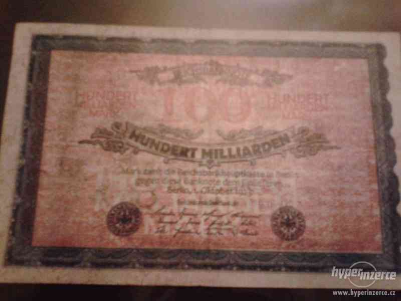 predam RARE 100 Milliarden Mark 1923 - foto 1