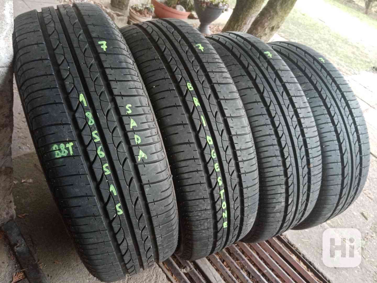 Letní pneu 4kusy 185/65/15 vzorek 90% BRIDGESTONE - dobírka - foto 1