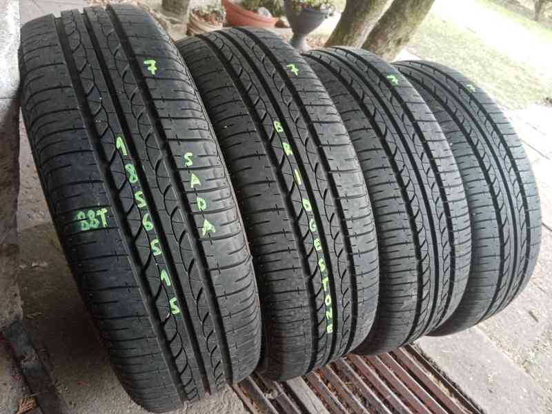 Letní pneu 4kusy 185/65/15 vzorek 90% BRIDGESTONE - dobírka - foto 1