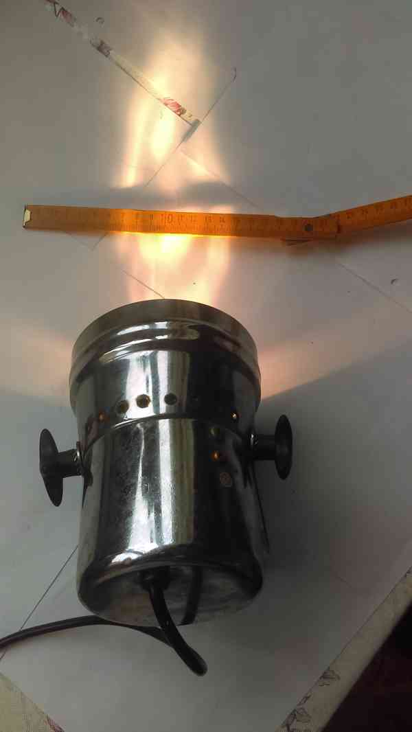 Halogenový reflektor, s žárovkou, chrom, stříbrný - foto 2