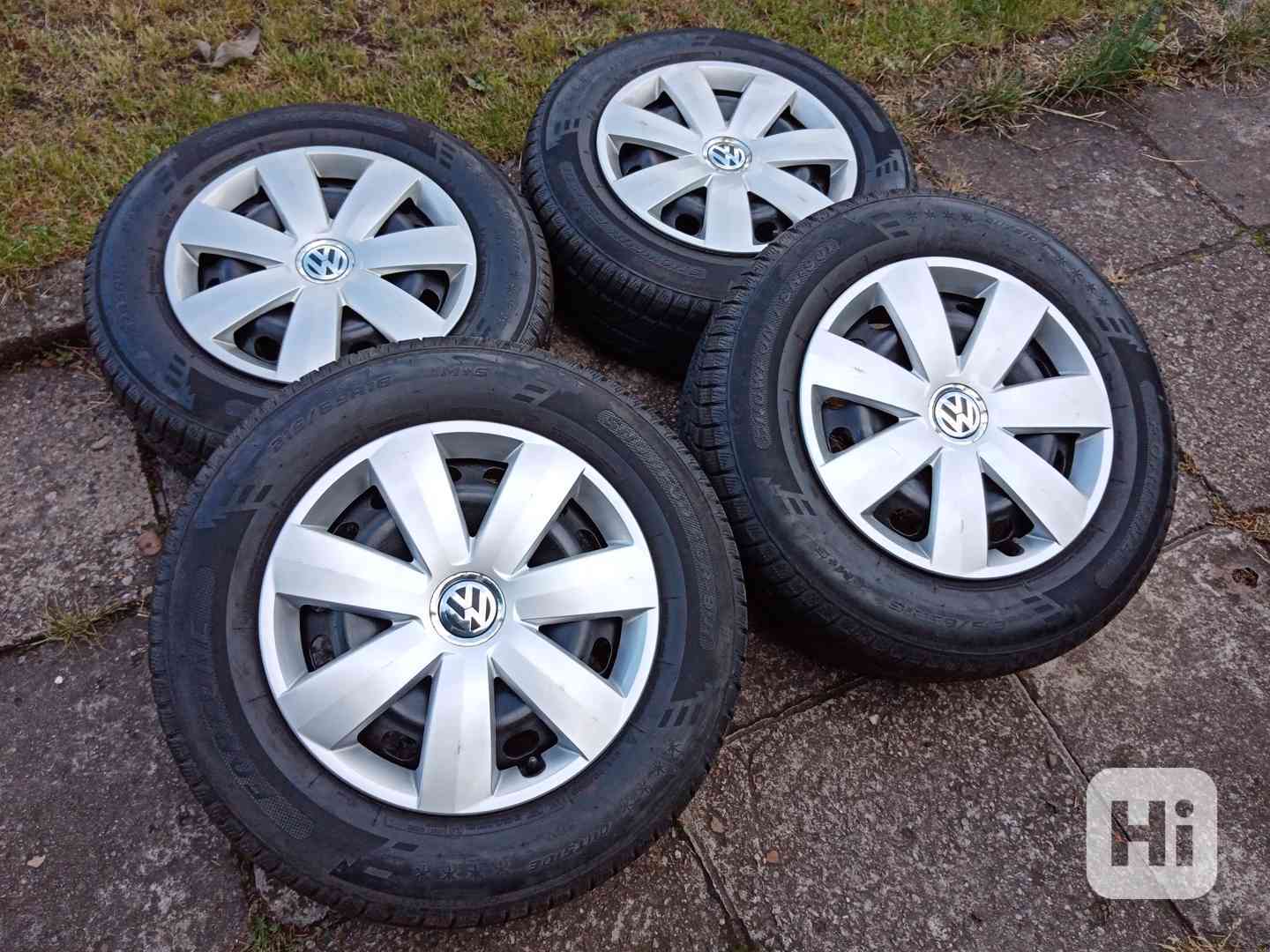 Zimní kola 16ky 5x112 pneu 99% Vw Seat Škoda Audi - dobírka - foto 1