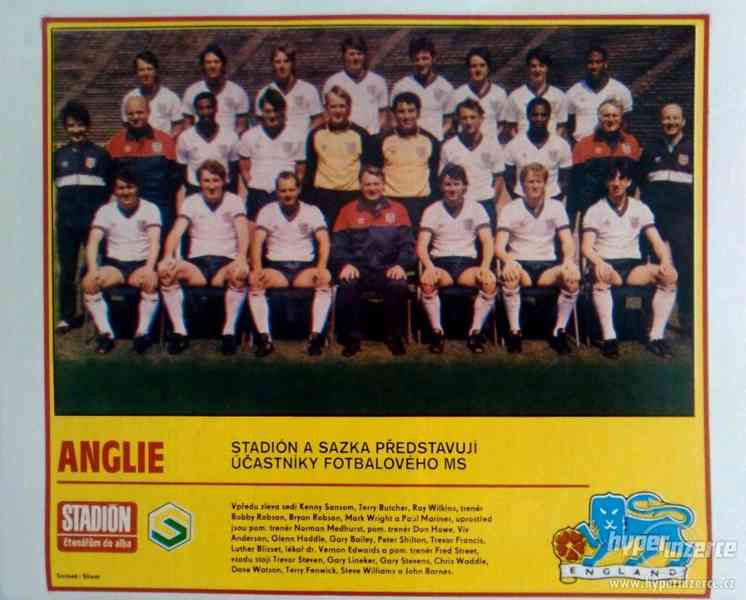 Anglie - fotbal - čtenářům do alba 1986 - foto 1