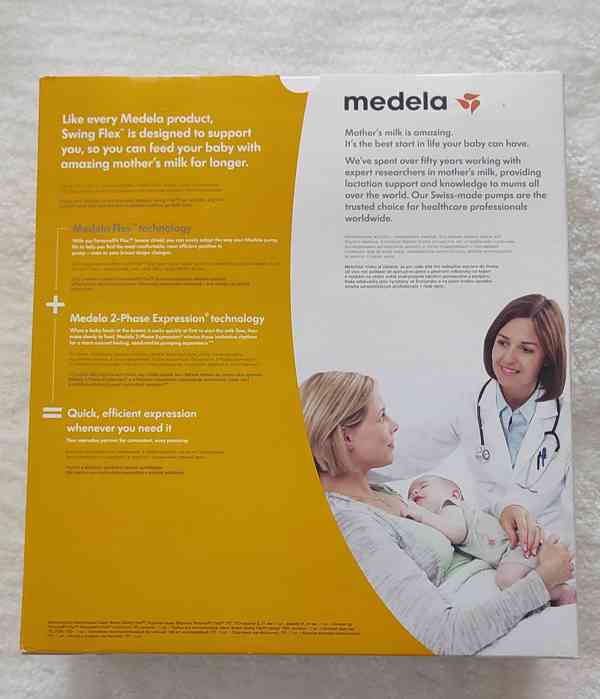 Medela Swing Flex 2-fázová odsávačka mléka (nepoužitá) - foto 3