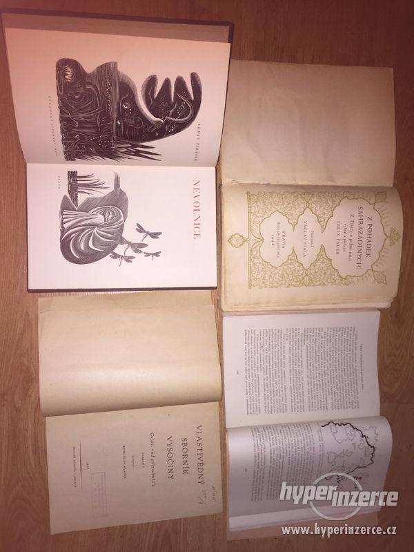 Staré knihy 1907 - 1979, stav a ceny v textu - foto 2