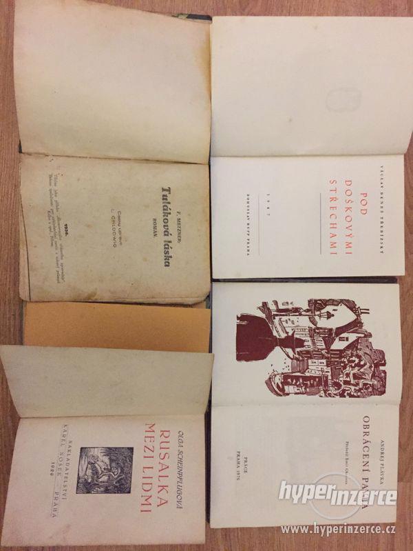 Staré knihy 1907 - 1979, stav a ceny v textu - foto 4
