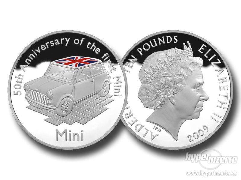 50 LET MINI COOPER - Stříbrná mince (jen 500 ks!) - foto 1