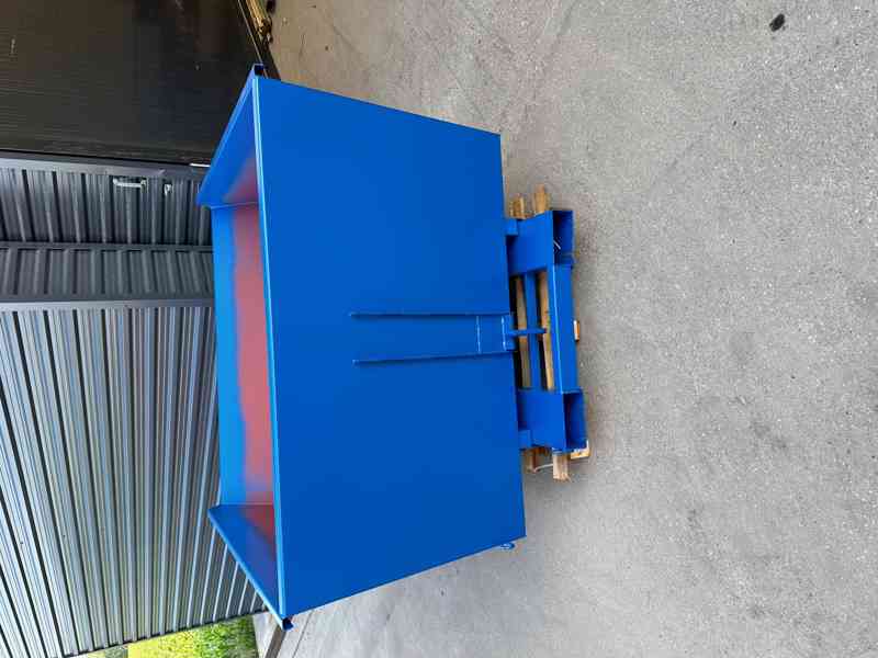 Pojemnik samoopróżniający, 1,5 m3, kontener - foto 3