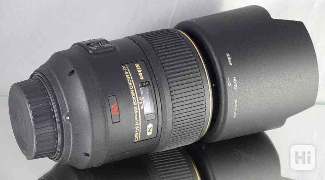 Nikon AF-S Micro NIKKOR 105mm f/2.8 ED VR N **MACRO 1:1, FX - foto 9