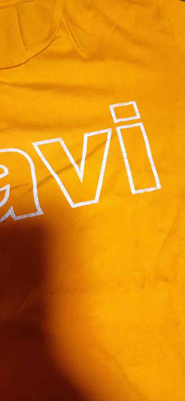 Pánské oranžové tričko, vel. S - foto 7