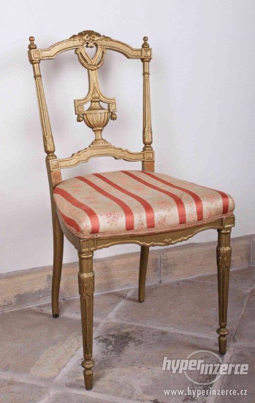 Dětská židle Ludvík XVI - foto 1