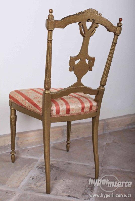 Dětská židle Ludvík XVI - foto 5