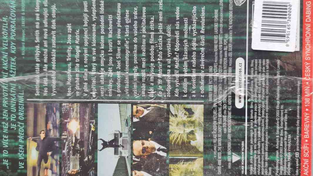 VIDEOKAZETA VHS - MATRIX RELOADED - foto 2