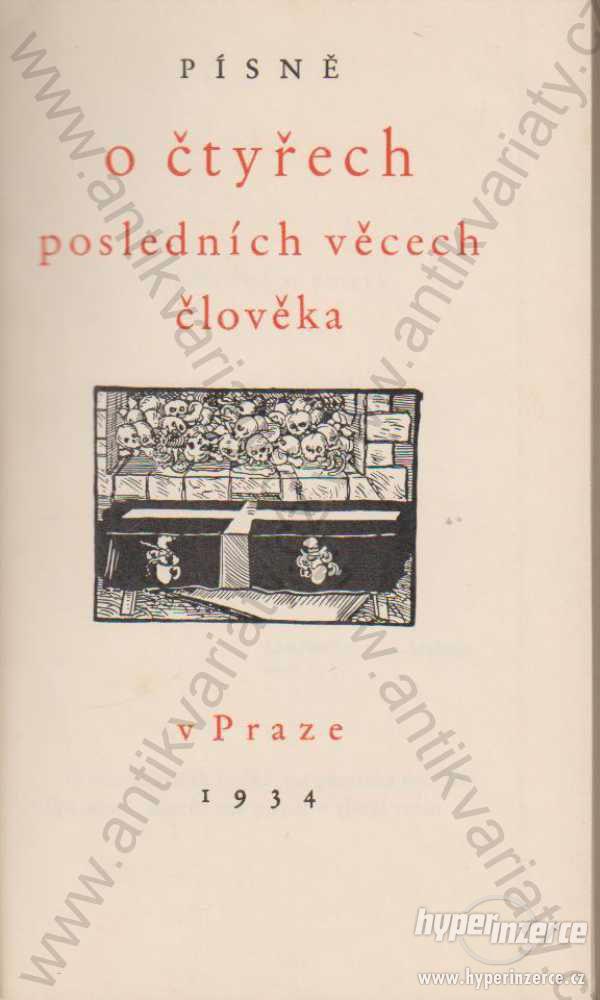 Písně o čtyřech posledních věcech člověka 1934 - foto 1