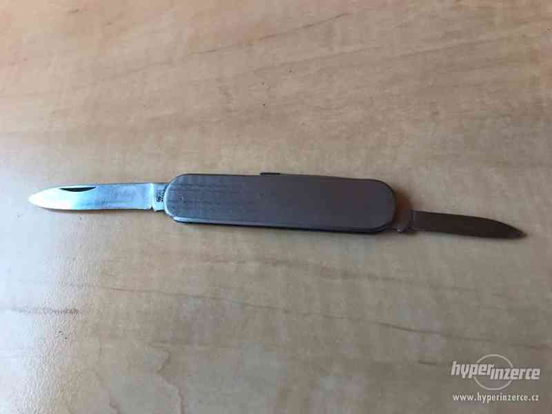 Starožitný zavírací nůž Mikov stříbrný - foto 5