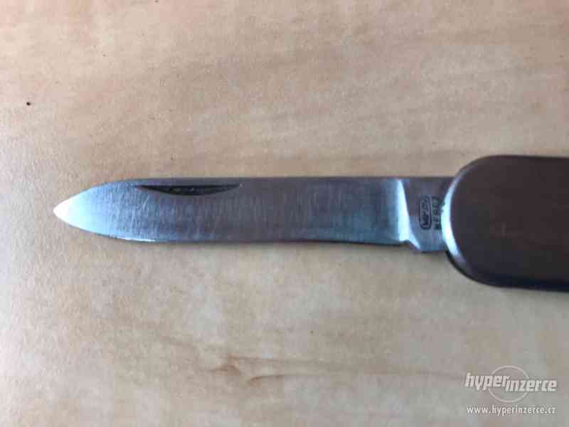 Starožitný zavírací nůž Mikov stříbrný - foto 10