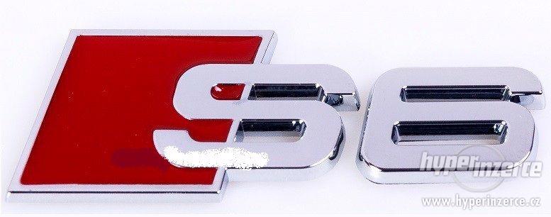 NOVE Znaky kufru Audi S3 S4 S5 S6 S8 S-line NOVE - foto 8