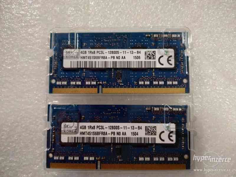 Paměti 2x4GB SODIM DDR3 - foto 3