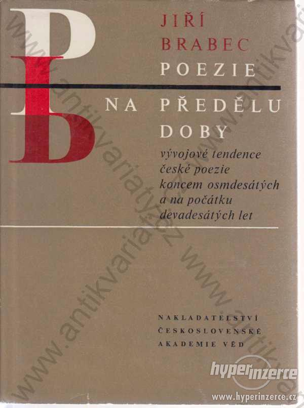 Poezie na předělu doby Jiří Brabec 1964 - foto 1