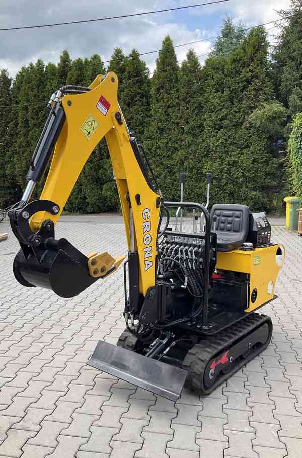 Nejlevnější minibagr CR07 s mimoosým kop. 730 kg - foto 6