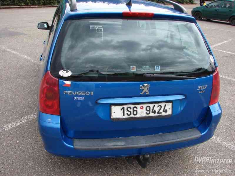 Peugeot 307 2.0 HDI r.v.2003 1.Maj.serv.kníž.ČR - foto 4