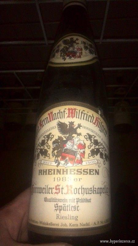 Staré německé vína  archív 1961-1988 - foto 7