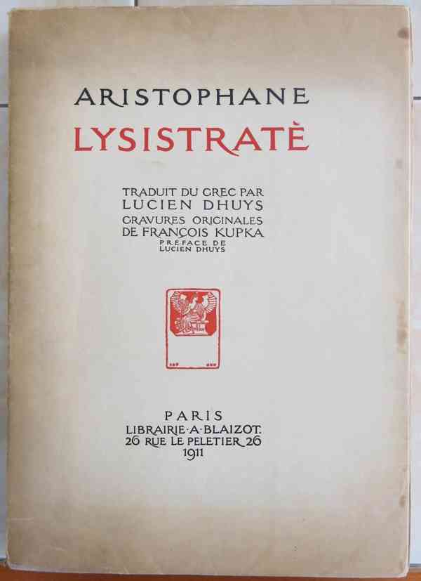 František Kupka - Lysistraté 1911, investiční bibliofilie
