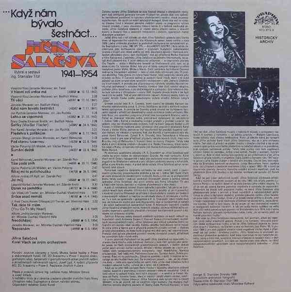 Jiřina Salačová ‎–  ...Když nám bývalo šestnáct... 1941—1954 - foto 2