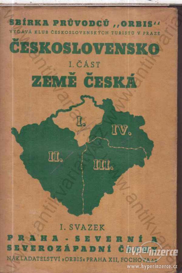 Československo Boh. Lázňovský Orbis, Praha 1936 - foto 1