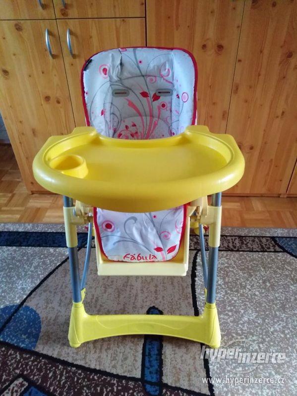 Dětská krmící židle, - foto 1