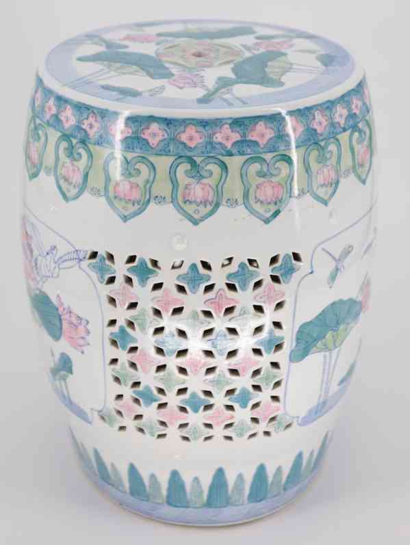 Čínská porcelánová stolička - foto 2
